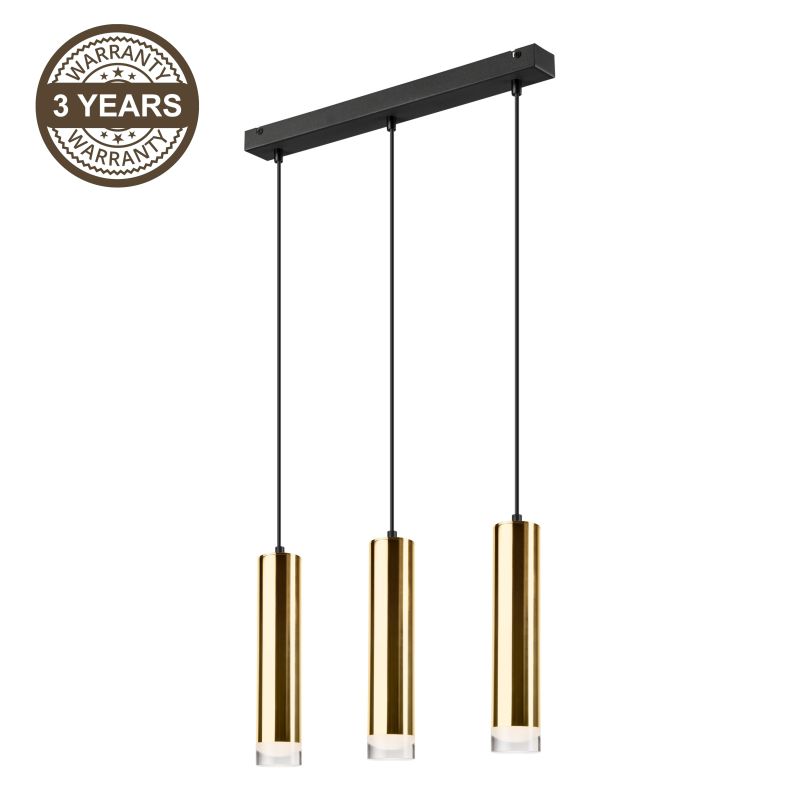 Lampa griestu sol lm-3.124 3xe27 zelta