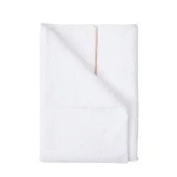 Vannas dvielis Domoletti Tanjun 1, balta-bēša, 90 cm x 50 cm