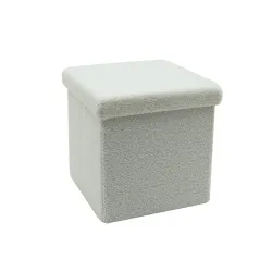 Pufs Domoletti Puf HS522-10, pelēka krās., 38 cm x 38 cm x 38 cm