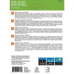 Sēklas Garden Center, kabacis ZLOTY CEPELIN, 2 g