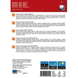 Sēklas paprikas lemon dream 10s