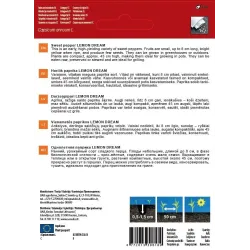 Sēklas paprikas lemon dream 10s