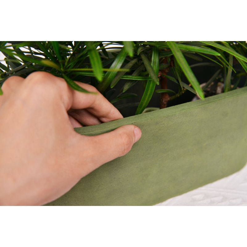 Puķu pods spw m-18c26 d26cm zaļš