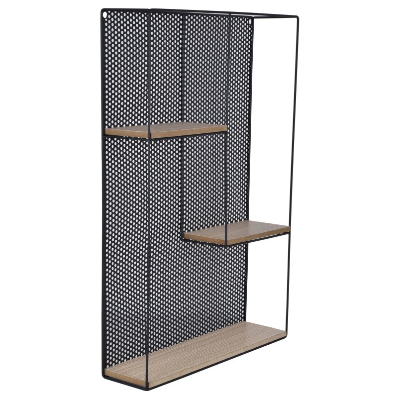 Plaukts rhys 3 plaukti melns brūns