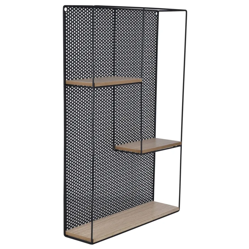 Plaukts rhys 3 plaukti melns brūns