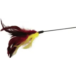 Camon Rotaļlieta kaķiem kociņš ar spalvām 66cm ,45 cm kociņš,