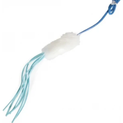 Camon Rotaļlieta kaķiem nūja ar ādas lentēm 46cm