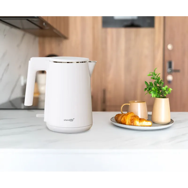 Elektriskā tējkanna Standart K101NN, 1 l, balta