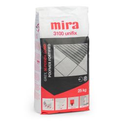 Līme flīžu 3100 unifix 25kg pelēka