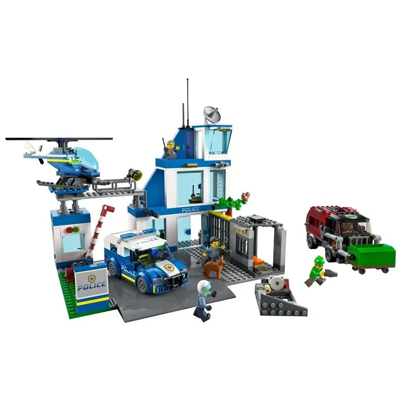 Konstruktors LEGO City Policijas iecirknis 60316, 668 gab.