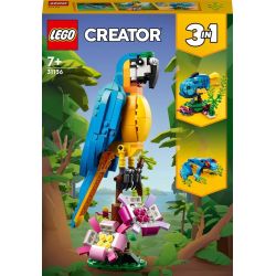 Konstruktor LEGO Creator 3in1 Eksootiline papagoi 31136, 253 tk