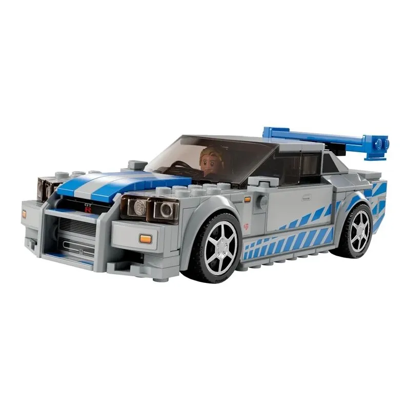 Konstruktors LEGO Speed Champions 2 Fast 2 Furious Nissan Skyline GT-R ,R34, 76917, 319 gab.