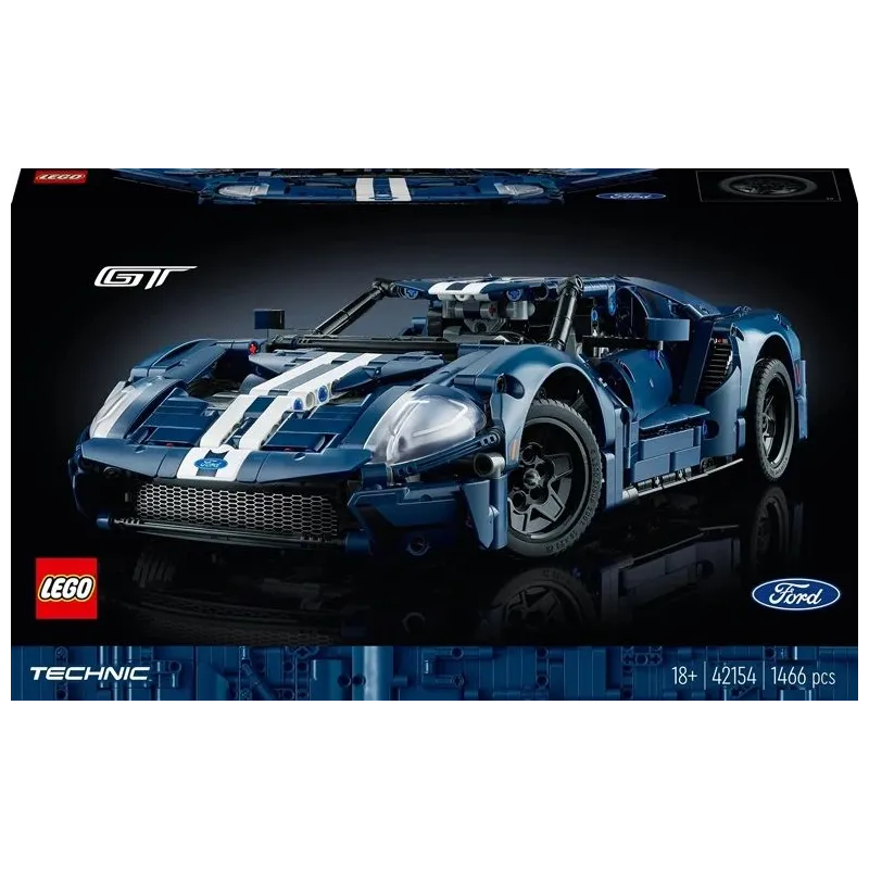 Konstruktors LEGO Technic 2022 Ford GT 42154, 1466 gab.
