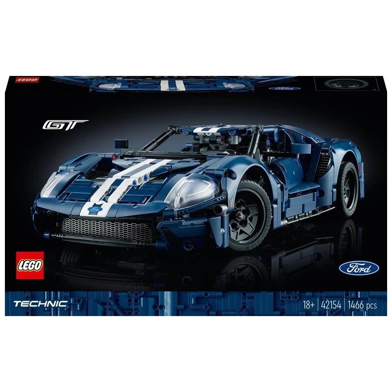 Konstruktors LEGO Technic 2022 Ford GT 42154, 1466 gab.