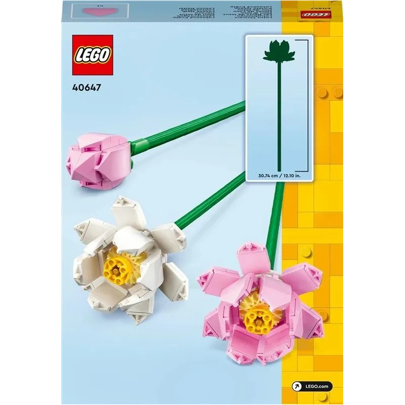 Konstruktors LEGO Botanicals Lotosa ziedi 40647, 220 gab.