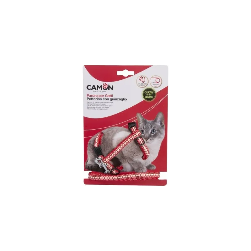 Camon Atstarojoša kaķu pavada - iemaukti 10x1200mm