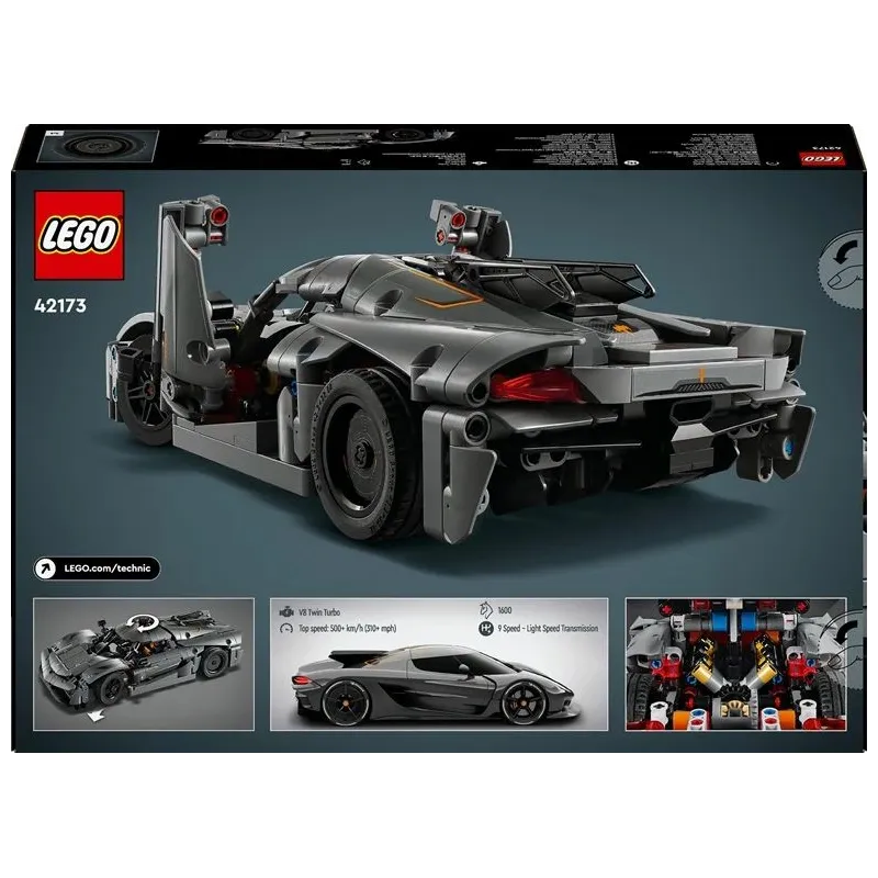 LEGO Technic auto konstruktors 42173 Koenigsegg Jesko