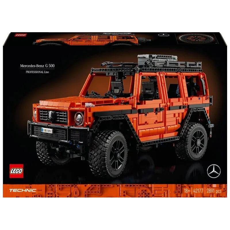 Konstruktors LEGO Technic Mercedes-Benz G 500 PROFESSIONAL Line 42177, 2891 gab.