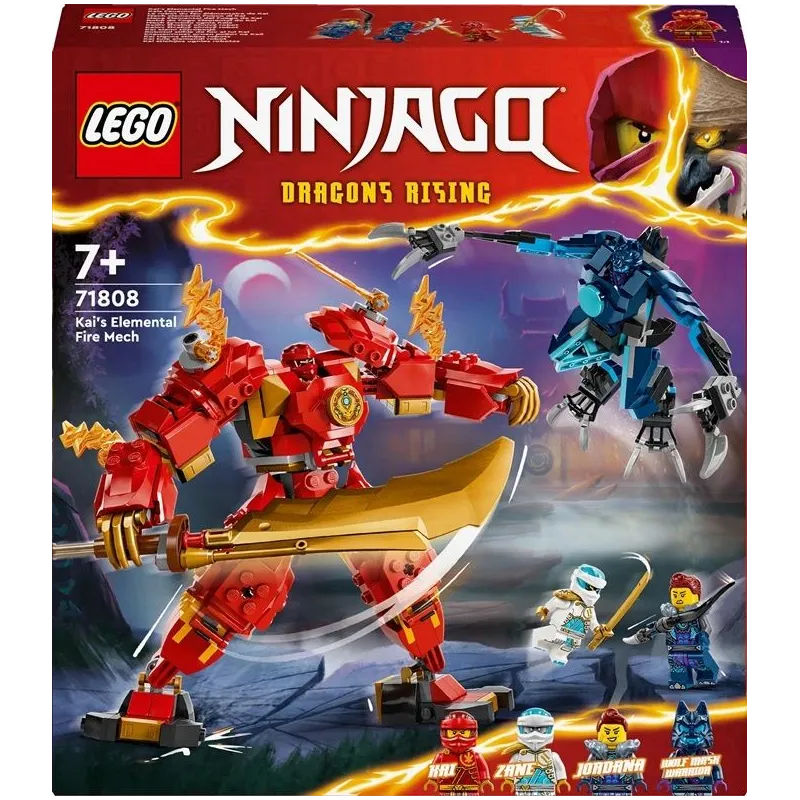 Konstruktors LEGO Ninjago Kai Uguns stihijas robots 71808, 322 gab.