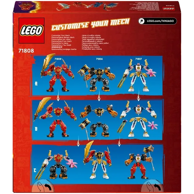 Konstruktors LEGO Ninjago Kai Uguns stihijas robots 71808, 322 gab.