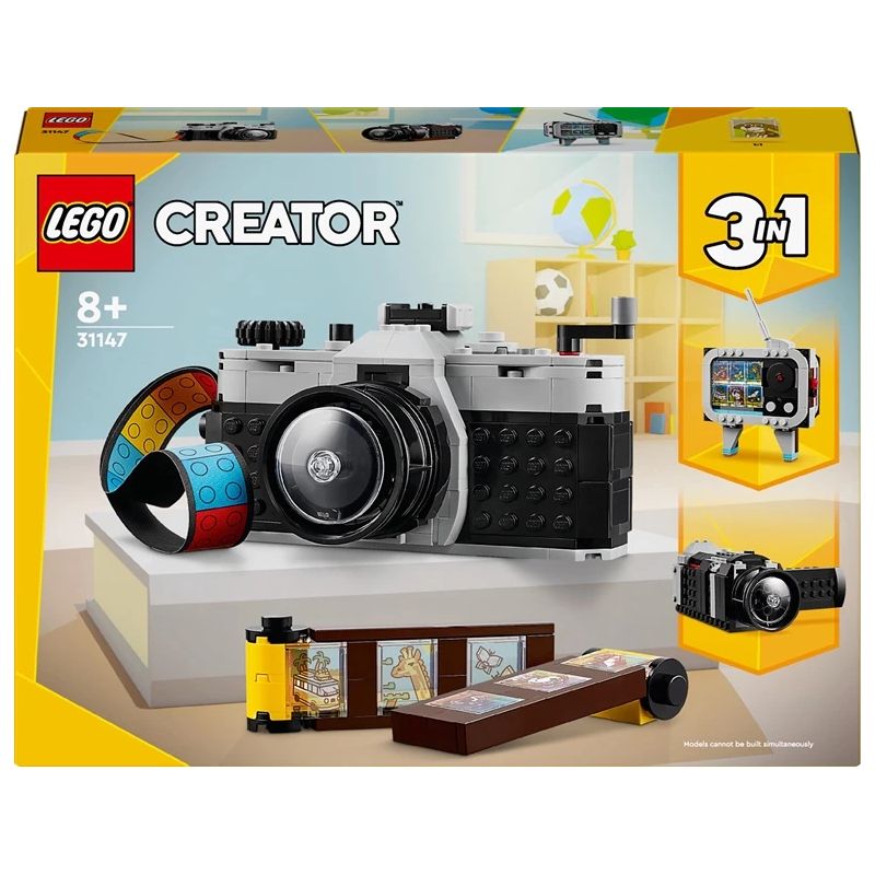 Konstruktorius LEGO Creator 3in1 Retro fotoaparatas 31147, 261 vnt.
