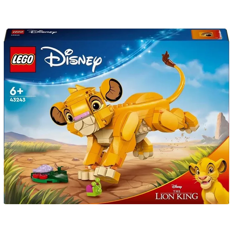 Konstruktors LEGO Disney Karaļa Lauvas mazulis Simba 43243, 222 gab.