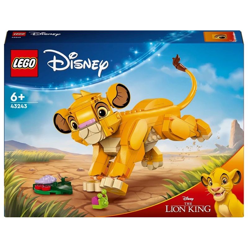 Konstruktors LEGO Disney Karaļa Lauvas mazulis Simba 43243, 222 gab.