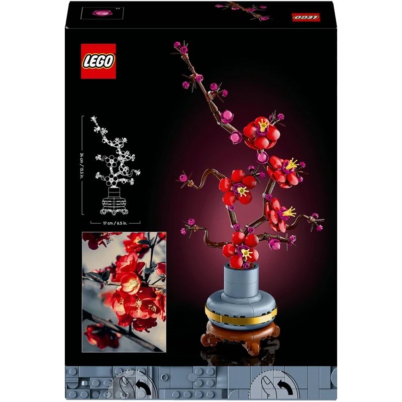 Konstruktors LEGO Icons Plūmes zieds 10369, 327 gab.