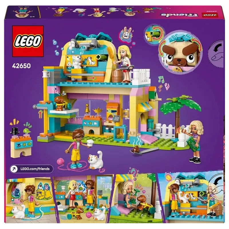 Konstruktors LEGO Friends Mājdzīvnieku piederumu veikals 42650, 375 gab.