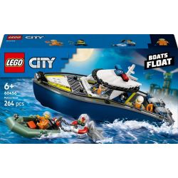 Конструктор LEGO City Полицейская погоня на лодке 60456, 264 шт.