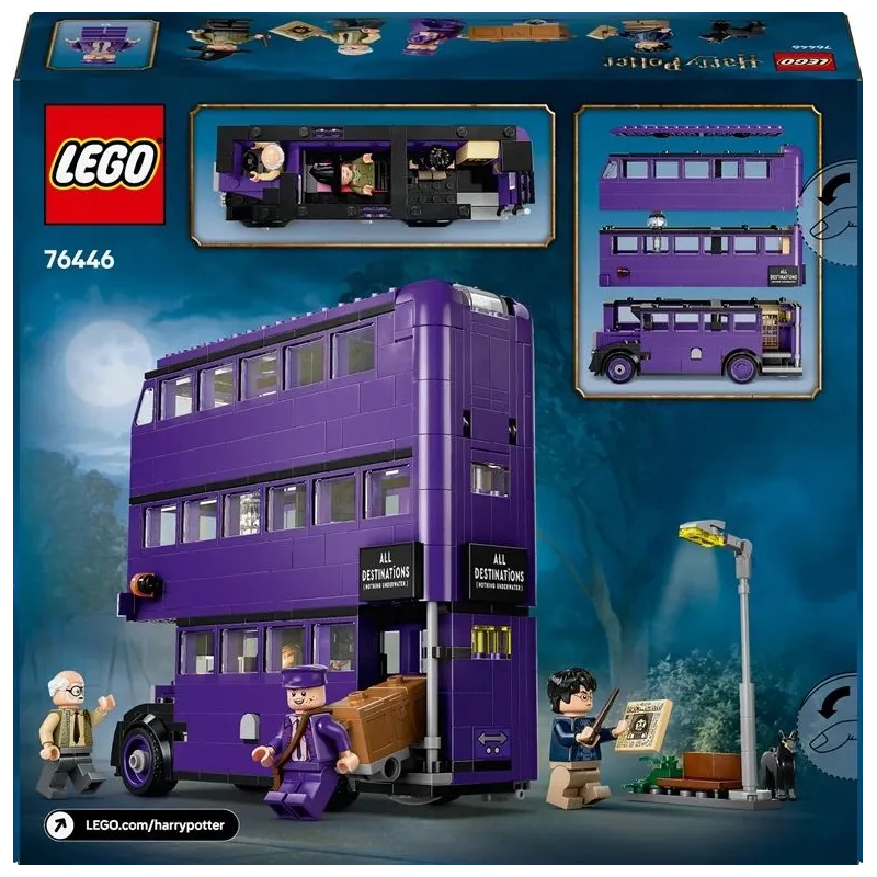 Konstruktorius LEGO Harry Potter Reaktyvinio autobuso nuotykis 76446, 499 vnt.