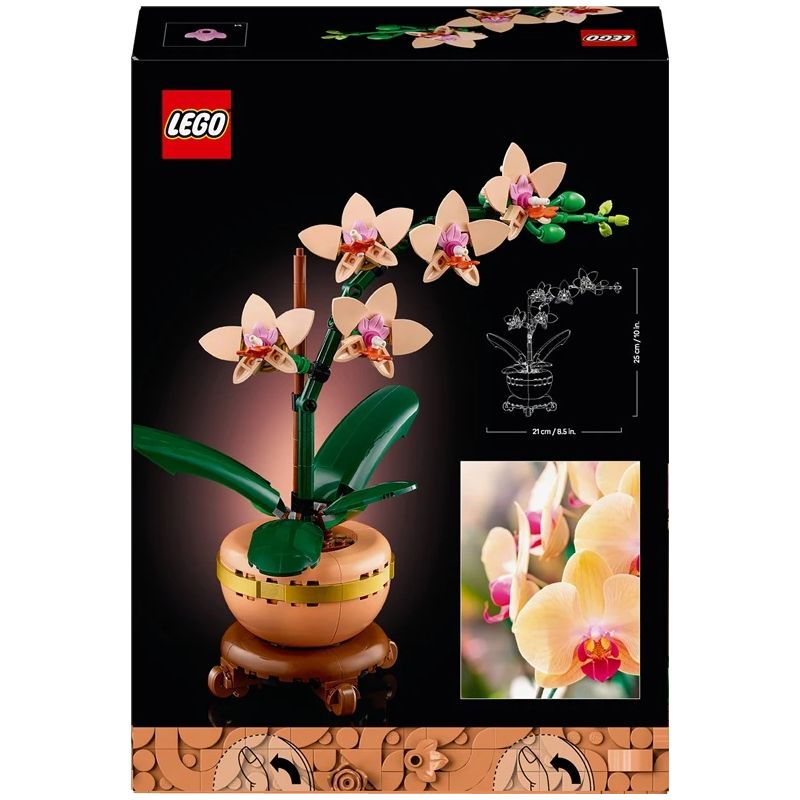 Konstruktors LEGO Botanicals Mini orhideja 10343, 274 gab.