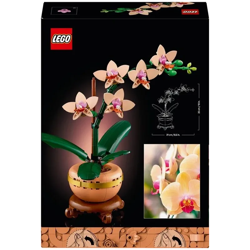 Konstruktorius LEGO Botanicals Collection Mini orchidėja 10343, 274 vnt.