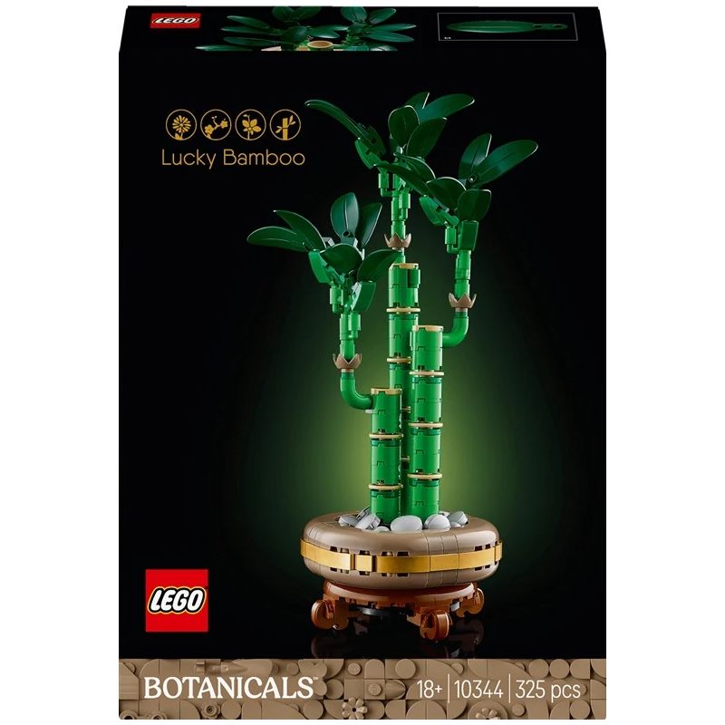 Konstruktorius LEGO Botanicals Laimę nešantis bambukas 10344, 325 vnt.