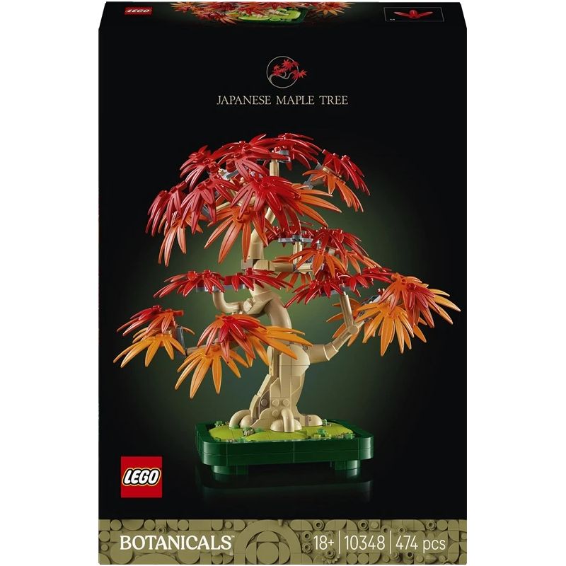 Konstruktorius LEGO Botanicals Japoninio Raudonojo Klevo Bonsas 10348, 474 vnt.