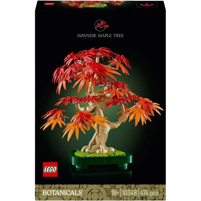Konstruktorius LEGO Botanicals Japoninio Raudonojo Klevo Bonsas 10348, 474 vnt.