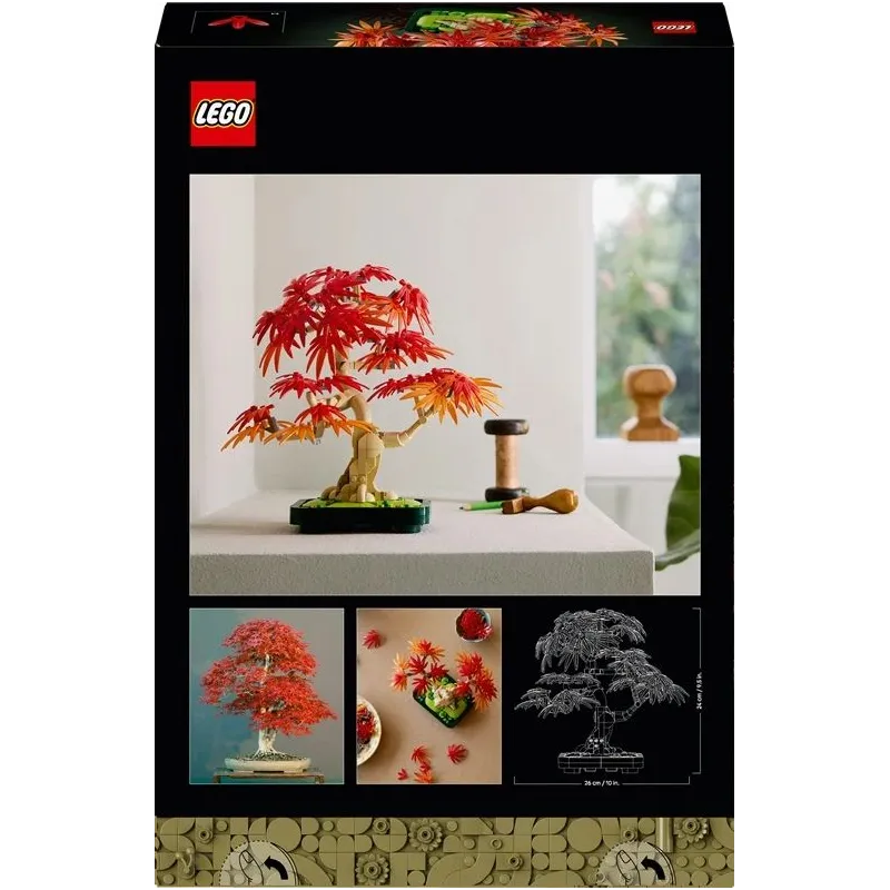 Konstruktorius LEGO Botanicals Japoninio Raudonojo Klevo Bonsas 10348, 474 vnt.