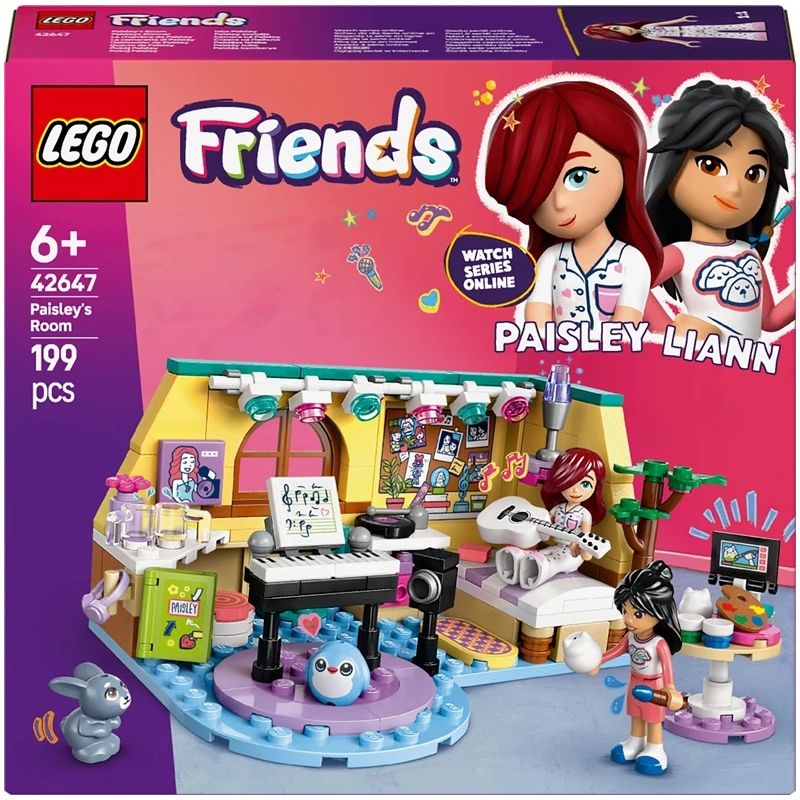 Konstruktorius LEGO Friends Peizlės kambarys 42647, 199 vnt.