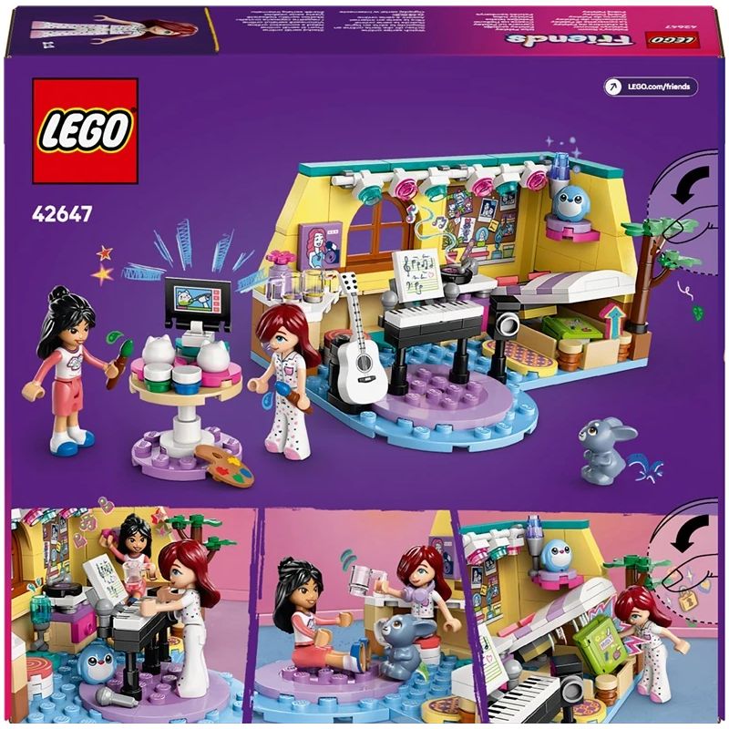Konstruktors LEGO Friends Paisley's Room 42647. 199 gab.