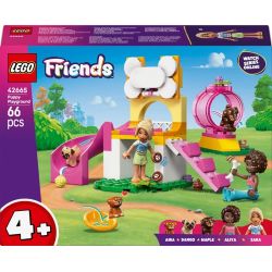 Konstruktorius LEGO Friends Šuniukų žaidimų aikštelė 42665, 66 vnt.