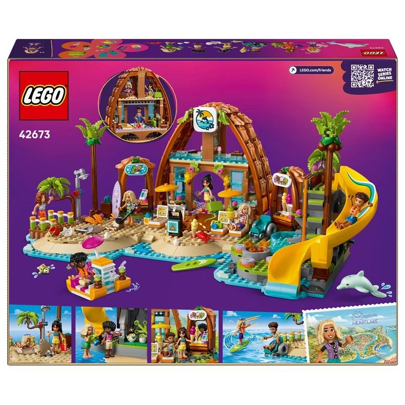 Konstruktorius LEGO Friends Šeimos atostogos pajūrio poilsiavietėje 42673, 1140 vnt.