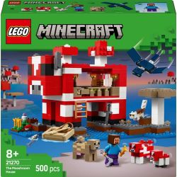 Konstruktorius LEGO Minecraft Grybakarvių namas 21270, 500 vnt.