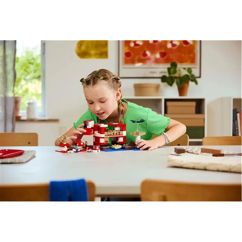 Konstruktors LEGO Minecraft Sēņu māja 21270, 500 gab.