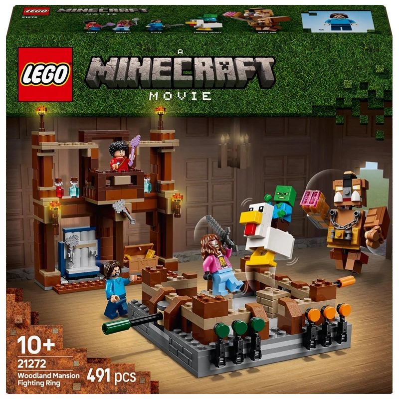 Konstruktorius LEGO MinecraftMiško dvaro kovų ringas 21272, 491 vnt.