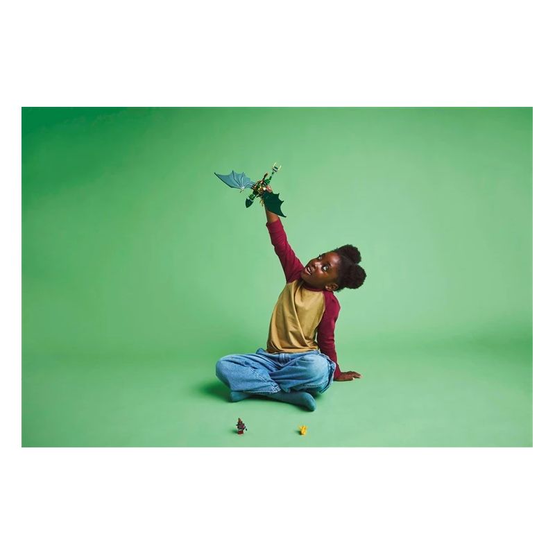 Konstruktorius LEGO Ninjago Lloyd Žaliojo miško drakonas 71829, 128 vnt.