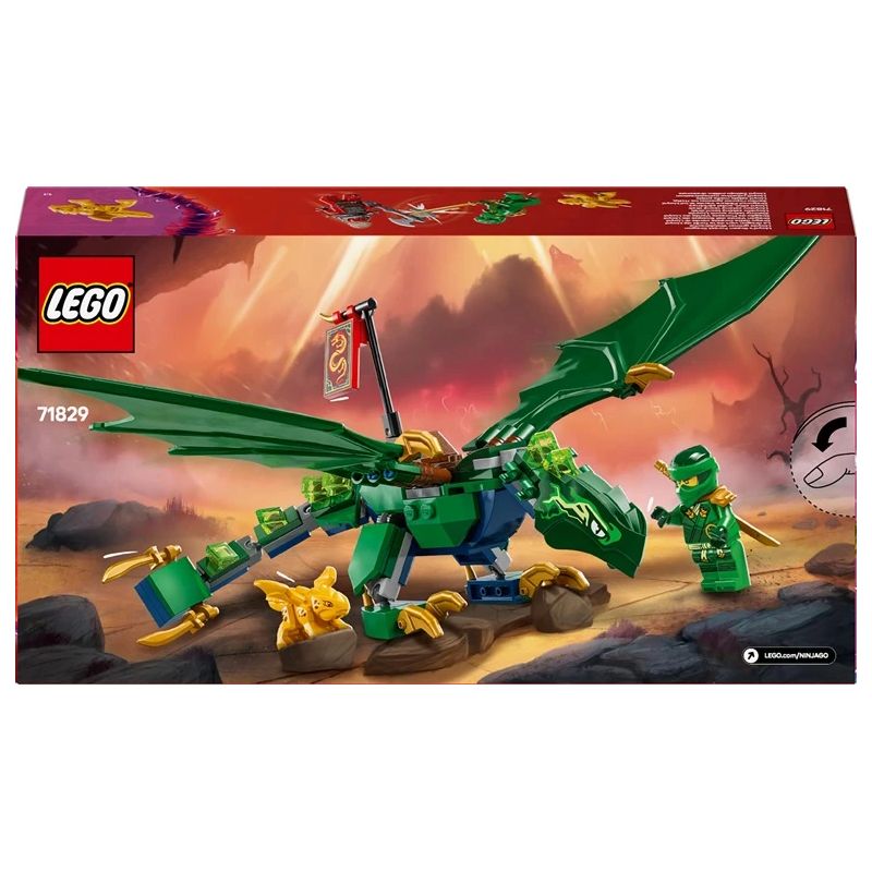 Konstruktor LEGO Ninjago Lloydi roheline metsadraakon 71829, 128 tk