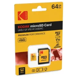Kodak MicroSDXC 64GB UHS-I U1 V10 A1 Premium