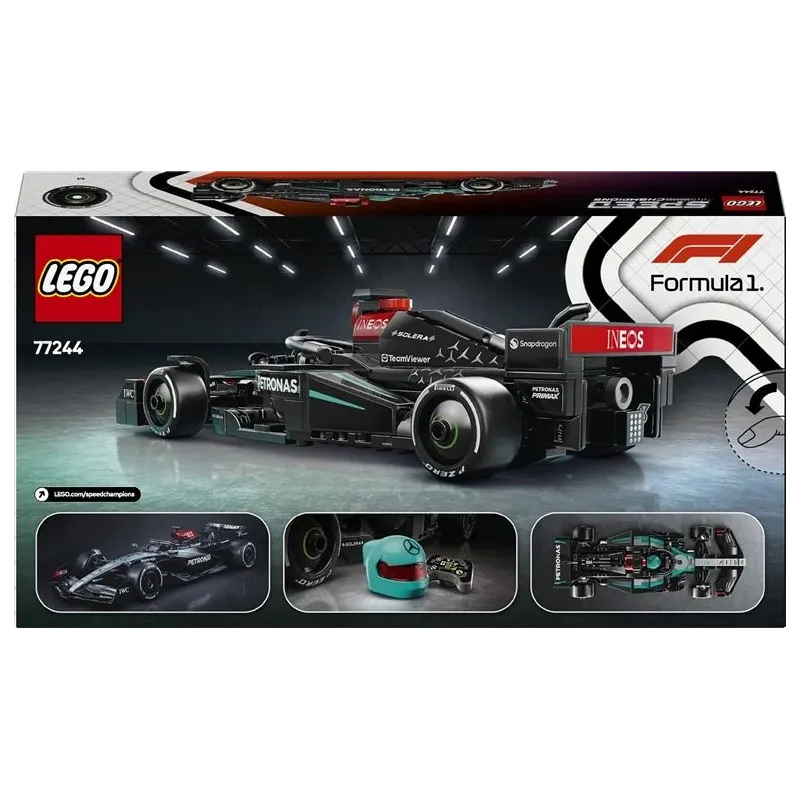 Konstruktors LEGO Speed Champions Mercedes-AMG F1 W15 Sacīkšu Auto 77244, 267 gab.