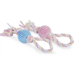 Camon Rot. Suņiem kucēn.Virve ar lat.bumbu 55mm-30cm