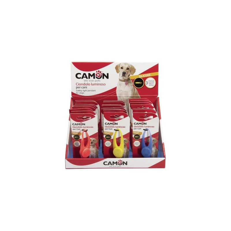 Camon Silikona luminiscējošā signālzīme suņiem 8cm